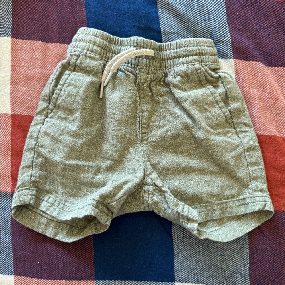 Old Navy Olive Drawstring Shorts for Kids